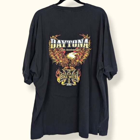 Daytona 2011 Bike Week 70th Anniversary Tee - Picture 1 of 6